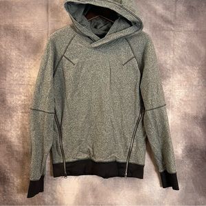 Lululemon Om & Roam Pullover Hoodie Sweatshirt Side Zippers Women's‎ Size 4 Gray